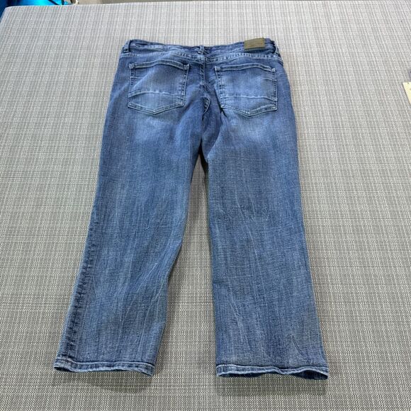 Buckle BKE Payton Jeans Womens 31x24 Universal Fit Mid-Rise Cropped Whisker Fade - Picture 9 of 10